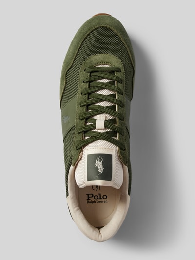 Polo Ralph Lauren Sneaker mit Label-Stitching Oliv 4