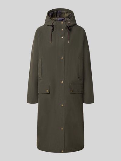 Barbour Regular Fit Funktionsmantel mit Logo-Stitching Modell 'MATILDE' Oliv 1