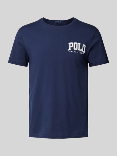 Polo Ralph Lauren T-Shirt mit Label-Print Marine 2