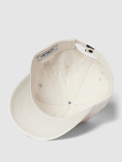 Carhartt Work In Progress Cap mit Label-Stitching Modell 'MADISON' Offwhite 2