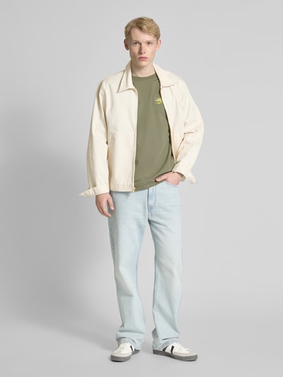 Levi's® T-Shirt mit Label-Stitching Oliv 1