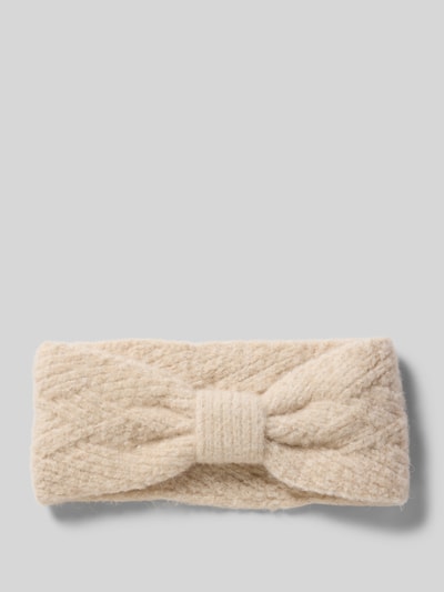 Pieces Stirnband mit Wollanteil Modell 'JANTASSIA' Sand 1