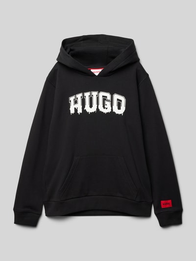 HUGO Hoodie mit Kapuze Black 1