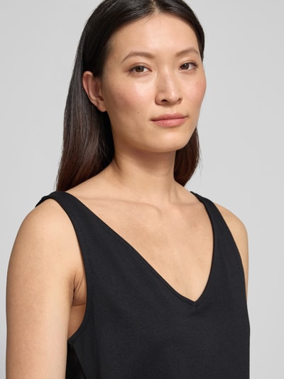 s.Oliver RED LABEL Regular Fit Jumpsuit mit Bindegürtel aus Baumwoll-Mix BLACK 3