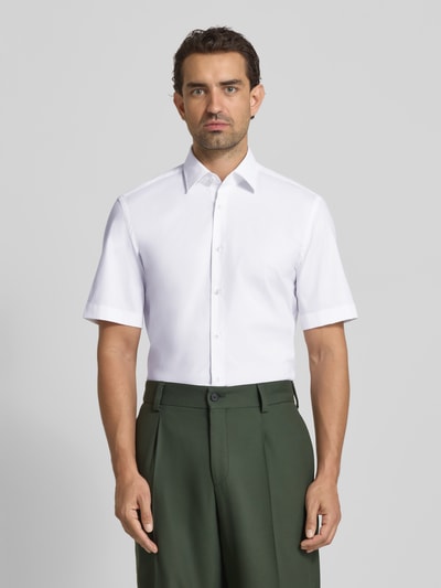 BOSS Regular Fit Business-Hemd mit 1/2-Arm Modell 'Joe' Weiss 4