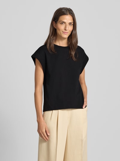 s.Oliver RED LABEL Relaxed Fit T-Shirt aus reiner Baumwolle BLACK 4