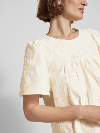 Weekend Max Mara Bluse mit Rundhalsausschnitt Offwhite 3