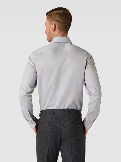 Profuomo Slim fit zakelijk overhemd met haaikraag, model 'CUTAWAY' Lichtgroen - 5