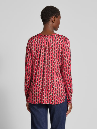 Smith and Soul Overhemdblouse met V-hals, model 'Vince' Felroze - 5