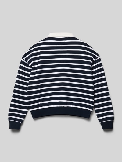 Tommy Hilfiger Teens Sweatshirt met labelstitching Marineblauw - 3