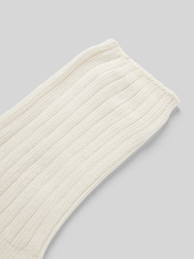 Marc O'Polo Socken aus weicher Bio-Baumwolle mit angenehmem Abschlussbund Offwhite 2