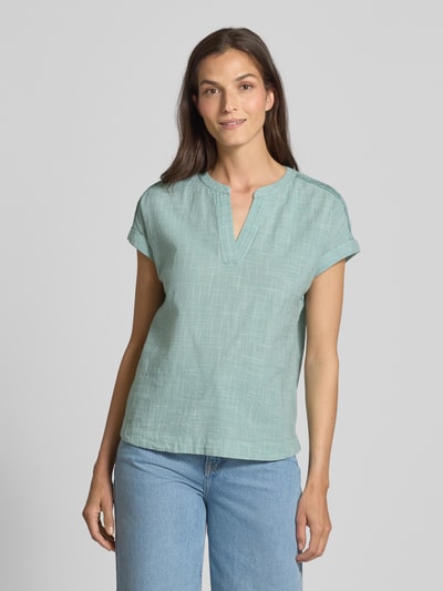 Tom Tailor Loose Fit Bluse aus reiner Baumwolle Mint 4