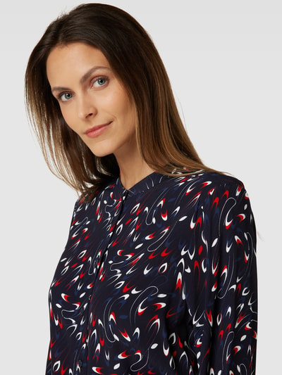 Tommy Hilfiger Blouse met all-over motief Marineblauw - 3