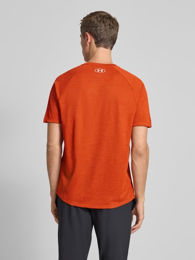 Under Armour T-shirt met labelprint Lichtrood - 5
