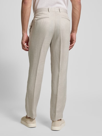 SELECTED HOMME Relaxed Fit Anzughose aus reinem Leinen Sand 5