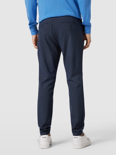 Matinique Stoffen broek met streepmotief, model 'liam' Blauw - 5