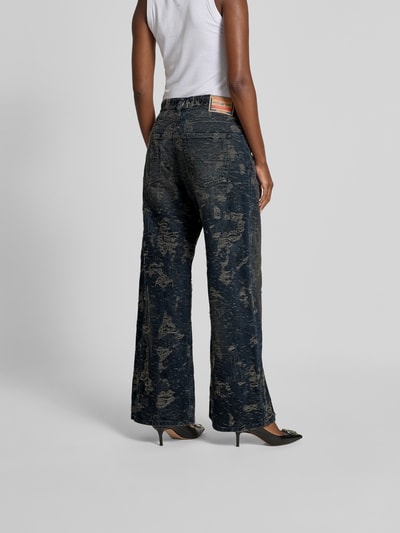 Diesel Wide Fit Jeans im Used-Look Dunkelgrau 5