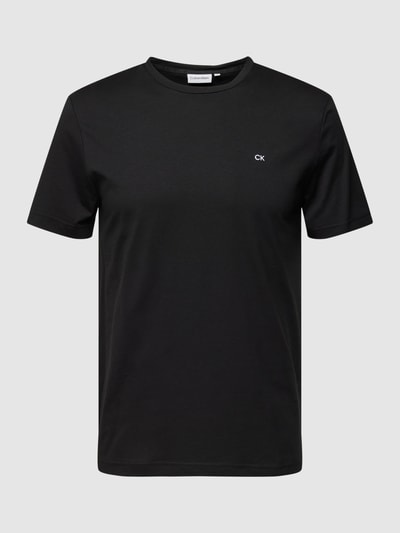 CK Calvin Klein T-shirt met labeldetail Zwart - 2