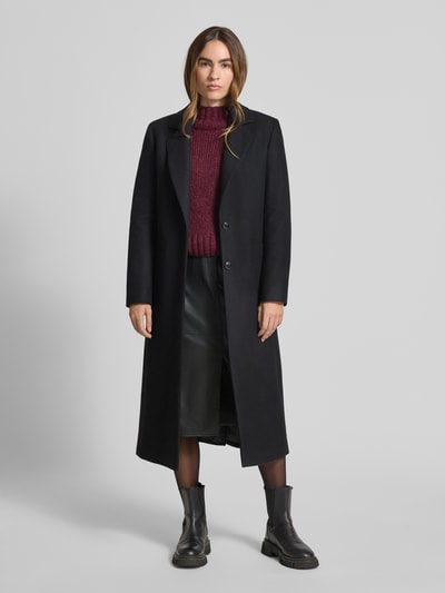 Vila Midirok met Franse steekzakken, model 'DAGMAR' Zwart - 1