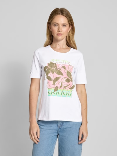 Betty Barclay T-Shirt mit Motiv-Print Weiss 4