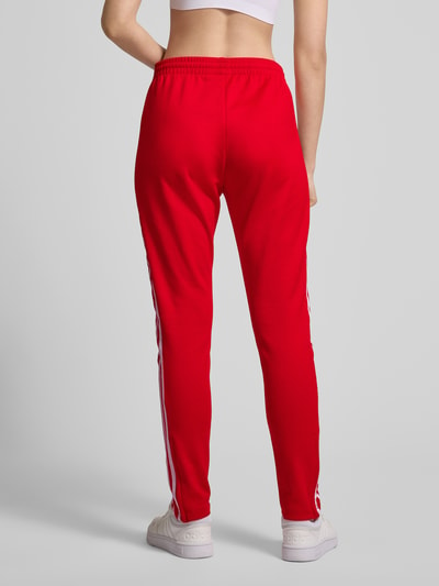 adidas Originals Slim Fit Sweatpants mit fixierten Bügelfalten Rot 5