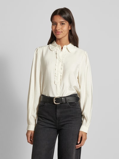 B.Young Overhemdblouse met knoopsluiting, model 'Ibine' Offwhite gemêleerd - 4