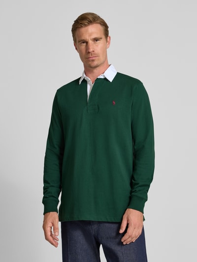 Polo Ralph Lauren Sweatshirt mit Label-Stitching Gruen 4