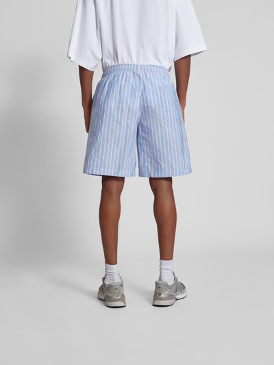 VETEMENTS Shorts mit Streifenmuster Blau 5