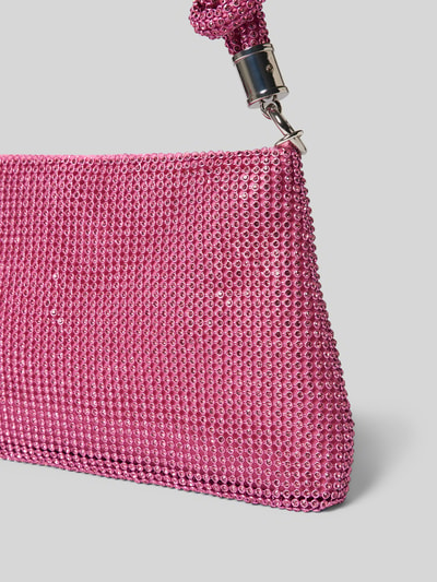 Jake*s Cocktail Handtasche mit Strukturmuster und Schultergurt Rosa 3