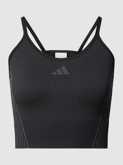 Adidas Training Top z detalem z logo Czarny 2