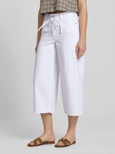 ONLY Regular Fit Culotte aus reiner Baumwolle Modell 'GIANNA' Weiss 4