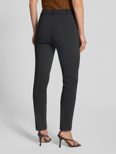 Max Mara Studio Spodnie garniturowe o kroju regular fit ze szlufkami na pasek model 'JERTA' Czarny 5