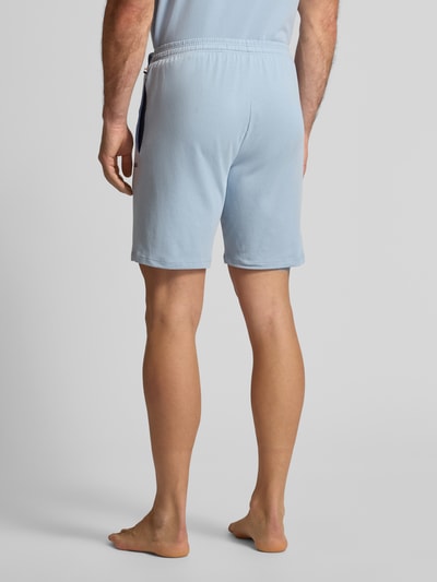 BOSS Regular Fit Sweatshorts aus Baumwoll-Elasthan-Mix  Hellblau 5