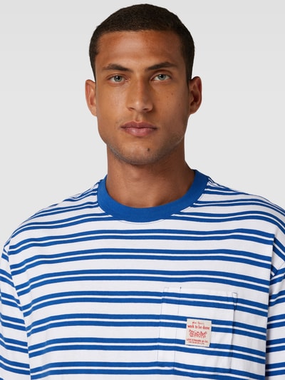 Levi's® T-Shirt mit Streifenmuster Marine Melange 3