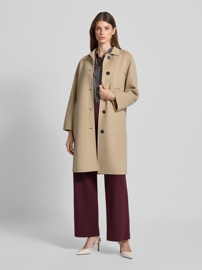 SEDUCTIVE Marlenebroek van viscosemix met achterzakken, model 'KIMBERLEY' Bordeaux - 1