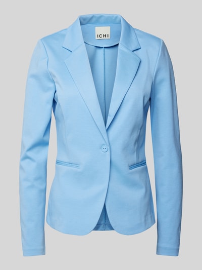 ICHI Slim Fit Blazer mit Paspeltaschen Modell 'KATE' Hellblau 1