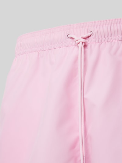 Tommy Hilfiger Regular Fit Badeshorts mit Label Stitching Rosa 2