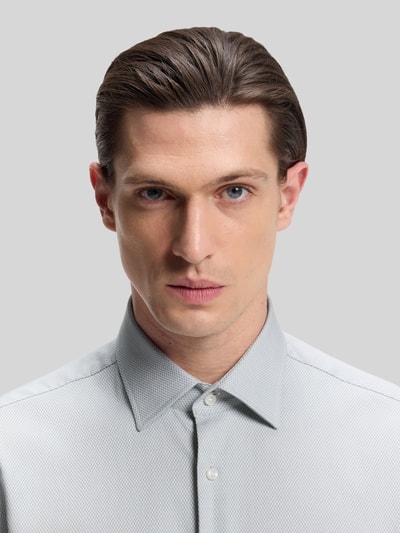 BOSS Regular Fit Businesshemd aus Baumwoll-Mix Gruen 3