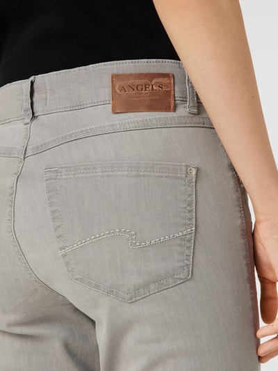 Angels Straight Leg Jeans im 5-Pocket-Design Modell 'Cici' Hellgrau 3