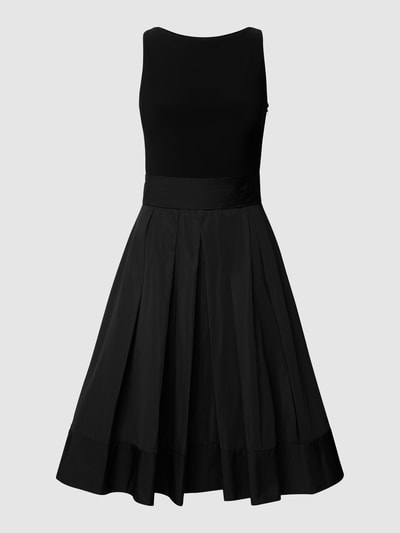 Lauren Dresses Cocktailkleid mit Taillenband Black 2