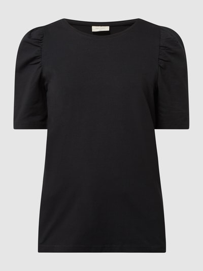 FREE/QUENT T-Shirt mit Puffärmeln Modell 'Fenja' Black 2