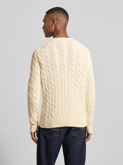 Polo Ralph Lauren Gebreide pullover met labelstitching Offwhite - 5