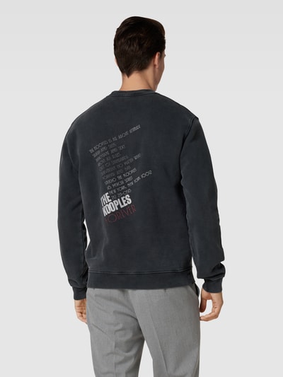 THE KOOPLES Sweatshirt mit Label-Print Black 5