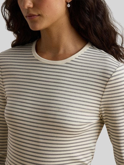 Lauren Ralph Lauren Regular Fit Langarmshirt aus Baumwollmix Ecru 3