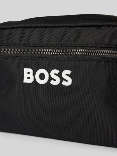 BOSS Toilettas met labelprint Zwart - 2