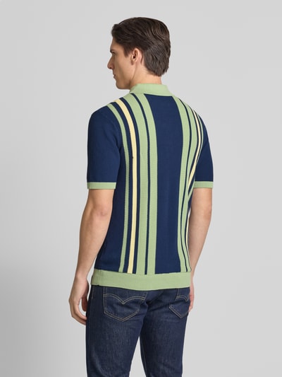 Scotch & Soda Regular Fit Poloshirt mit Label-Detail Dunkelblau 5