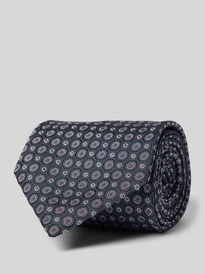 BOSS Stropdas van zijdemix Antraciet - 1