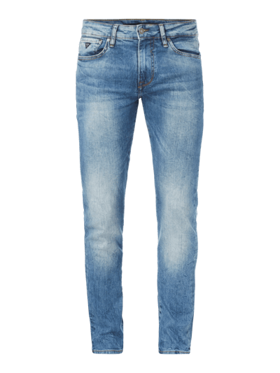 Guess Stone Washed Skinny Fit 5-Pocket-Jeans Jeansblau 1