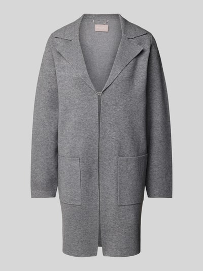 Christian Berg Woman Selection Mantel mit Reverskragen und Eingrifftaschen Mittelgrau 2