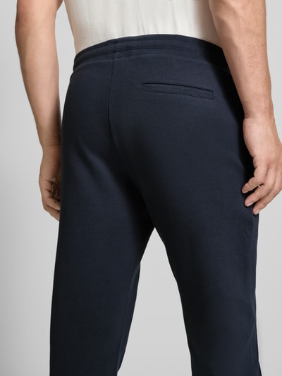 MCNEAL Sweatpants met elastische band en lengtenaden Marineblauw - 3